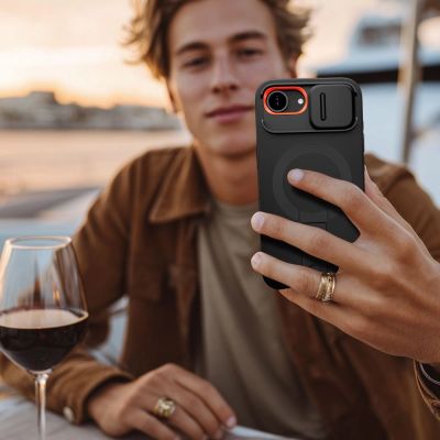 5. Tech-Protect Kevlar Aura MagSafe Case for iPhone 16e / 17e - Black