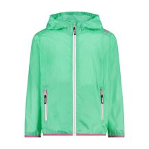 CMP Kid G Jacket Rain Fix Hood Lightweight Green (3X53255-E306)
