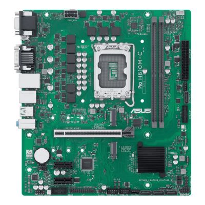 2. ASUS PRO H810M-C-CSM Intel H810 LGA 1851 (Socket V1) micro ATX