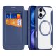 2. Dux Ducis Skin X Pro iPhone 17 Air Case with MagSafe and Wallet - Blue