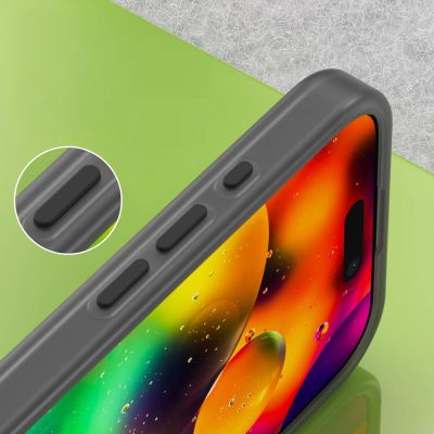 6. Magnetic Abrasive iPhone 17 Case Compatible with MagSafe - Matte Black