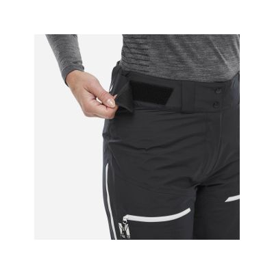 6. MILLET WM White 3L Pt black trousers