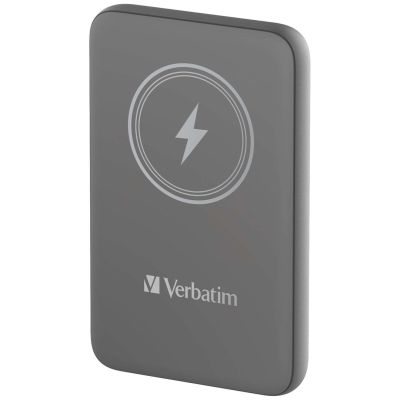 10. Verbatim Charge 'n' Go Lithium Polymer (LiPo) 10000 mAh Wireless Charging Gray