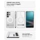 7. Spigen Ultra Hybrid S Mag MagSafe Case for Samsung Galaxy S26 Ultra - Clear and White