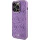 2. Guess Leather 4G Stamped case for iPhone 15 Pro Max - purple