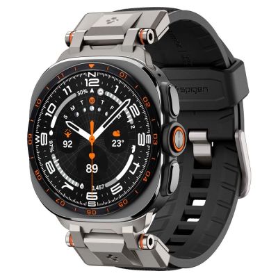 2. Spigen DuraPro Armor Samsung Galaxy Watch Ultra 47mm Strap - Black