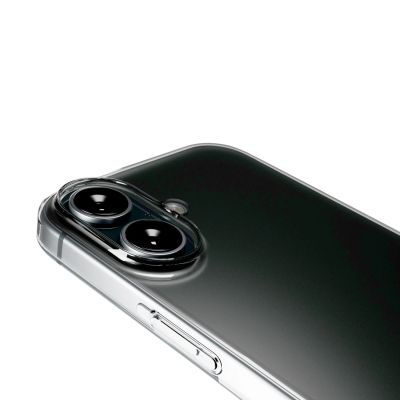 4. Puro 03 Nude Silicone Case for iPhone 16 - Transparent