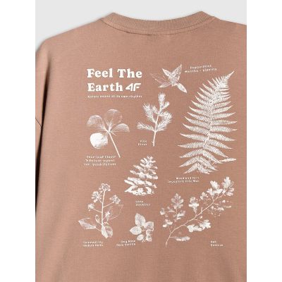 7. Women's regular printed T-shirt 4F 4FRSS26TTSHF3704-83S