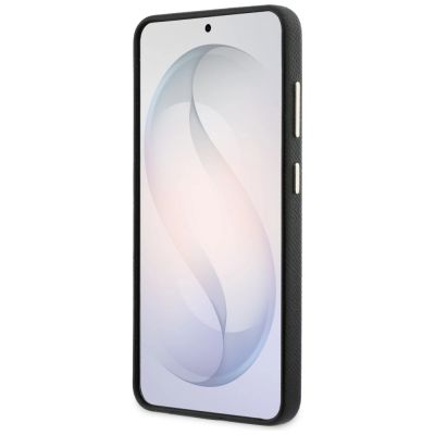 5. Guess Rhinestone Round Logo MagSafe Case for Samsung Galaxy S26+ - Black