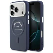 Karl Lagerfeld Karl RSG Logo MagSafe Case for iPhone 17 Pro Max - Blue