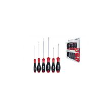 Softfinish screwdriver set, flat, Phillips, 6-piece