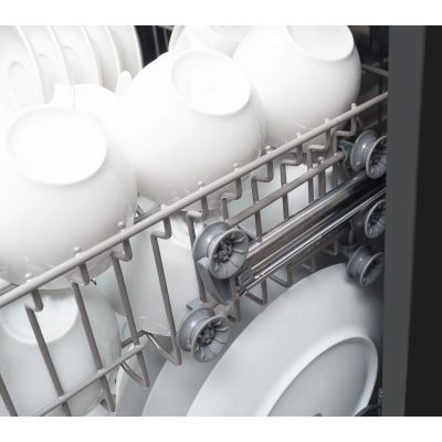 3. Freestanding dishwasher 60 cm AMICA DFM66B8EOqBH | class B | 15 sets | AirDry | AquaStop | cutlery drawer