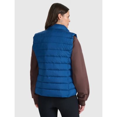 2. Women's down vest with synthetic filling 4F 4FWAW25TVJAF218-51S