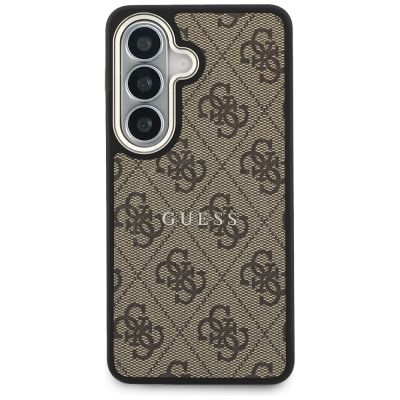 3. Guess 4G Embossed Ring MagSafe case for Samsung Galaxy S26 Plus - brown