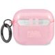2. Karl Lagerfeld Glitter Choupette Case for AirPods 3 - Pink