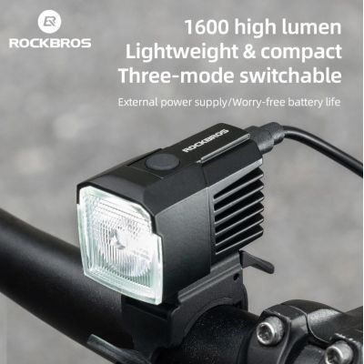 2. Rockbros front bike light 1600LM black