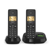 Gigaset PURE 100A Duo - Cordless phone - Answering machine with caller ID - ECO DECT/GAP - + Additional handset