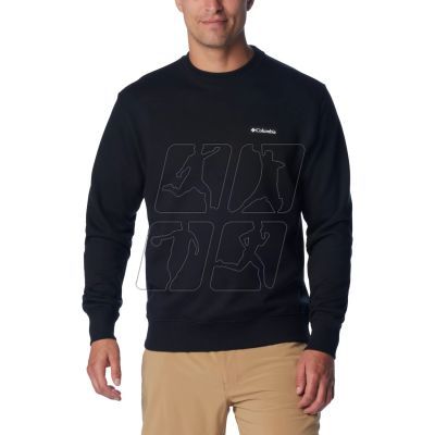 Columbia Marble Canyon French Terry Crew Sweatshirt M 2072801010