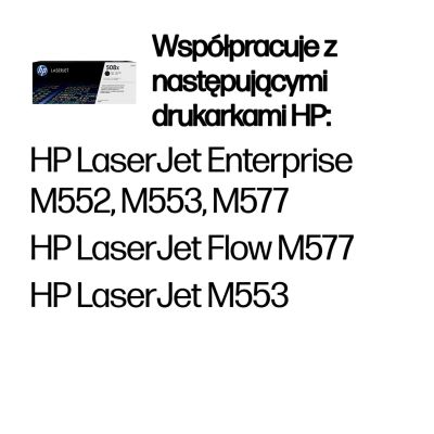 21. HP 508X Original High-Capacity Black LaserJet Toner Cartridge