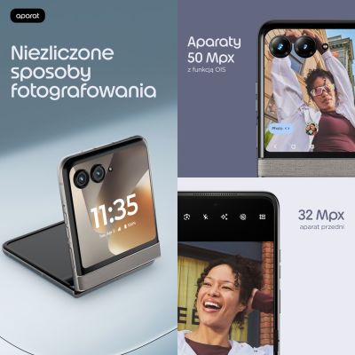 39. Motorola Razr 70 5G 8/256GB Pantone Hematite