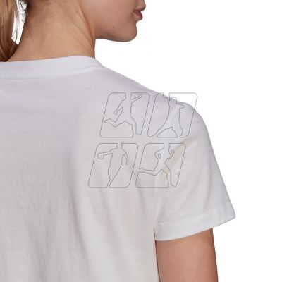 6. Adidas Gradient Logo Cropped T-shirt W GM5577