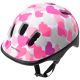 9. Meteor KS06 Hearts pink bike helmet size XS 44-48cm Jr 24818