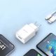 9. Dudao A4EU USB-A 2.1A wall charger - white + USB-A - USB-C cable