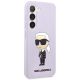 4. Karl Lagerfeld KLHCS23MSNIKBCU S23+ S916 hardcase purple/purple Silicone Ikonik