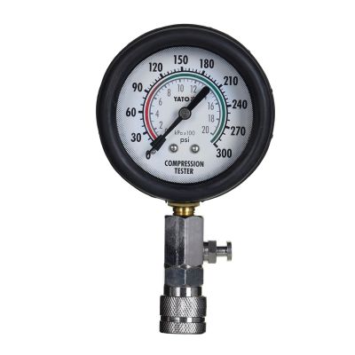 4. Compression pressure gauge for petrol engines, 8-piece, YATO YT-73022