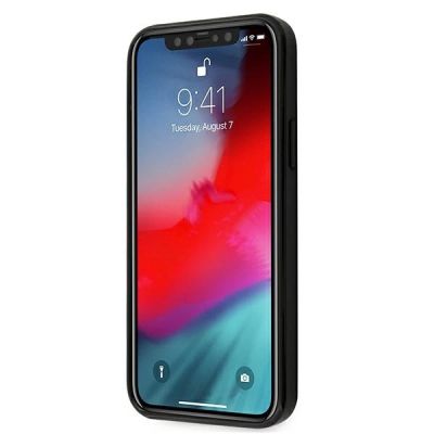 4. Ferrari FERCAHCP12SBK iPhone 12 mini 5.4" black/black hardcase On Track Real Carbon