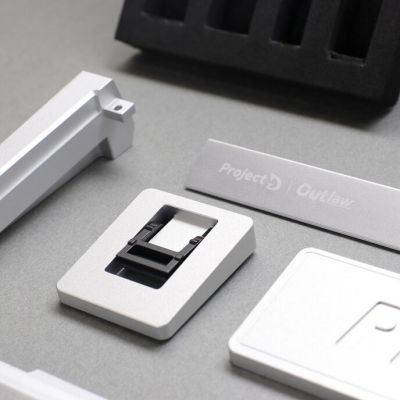 7. Ducky Outlaw 65 Keyboard Universal USB Silver