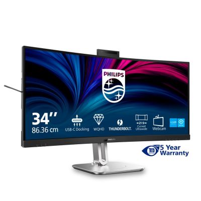 4. Philips Monitor 86.4cm (34.0") 34B2U6603CH 21:09 HDMI+DP+USB-C gray