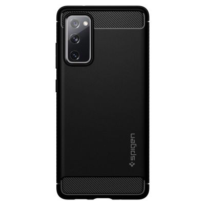 15. Spigen Rugged Armor Case for Samsung Galaxy S20 FE - Matte Black