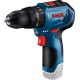 Bosch GSB 12V-30 Professional Drill Driver 1600 RPM Central Locking 820 g