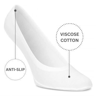 3. Women's white foot socks Filippo SD-IN01