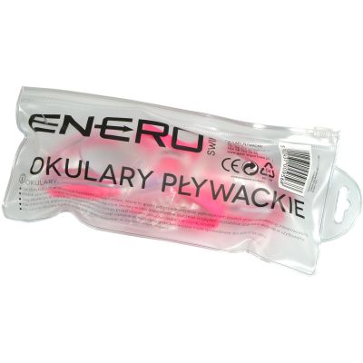 9. ENERO PINK SWIMMING GOGGLES WITH PLUGS