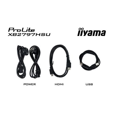36. iiyama ProLite XB2797HSU-B1 computer monitor 68.6 cm (27") 1920 x 1080 px Full HD LED Black