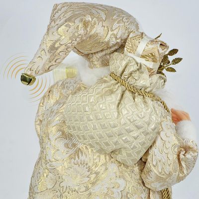 6. DECORATIVE SANTA CLAUS 60CM GOLDEN LED