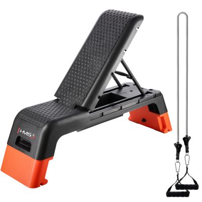 AS009 PRO AEROBIC STEP ADJUSTABLE WITH BENCH FUNCTION COMMERCIAL HMS