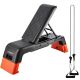 AS009 PRO AEROBIC STEP ADJUSTABLE WITH BENCH FUNCTION COMMERCIAL HMS