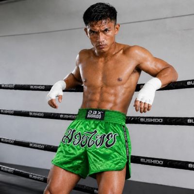 5. Men’s PASTEL GREEN V2 COMBATWEAR Muay Thai Shorts | DBX Bushido