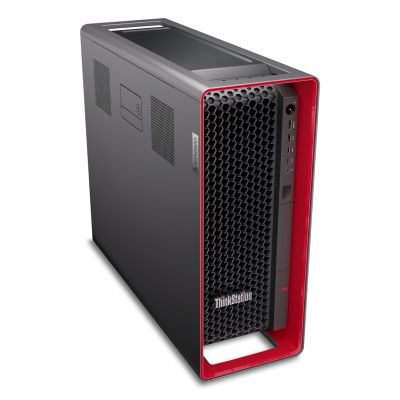6. Lenovo ThinkStation workstation with AMD Ryzen Threadripper PRO 7945WX processor, 64GB DDR5 RDIMM memory, 1000GB hard drive, and English keyboard, no optical drive
