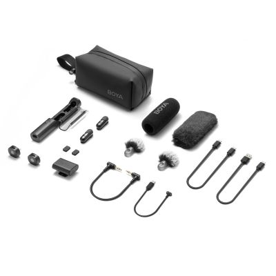 2. BOYA MAGIC-02 Wireless Microphone 2.4GHz USB-C - Black