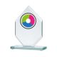 3. Glass trophy with LuxorJet color print