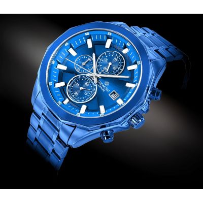 2. Men's Watch Giewont Chronograph Sapphire Blue GW7290-B5