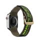 2. Dux Ducis Strap (Outdoor Version) Apple Watch Ultra Strap, SE, 9, 8, 7, 6, 5, 4, 3, 2, 1 (49, 45, 44, 42 mm) Nylon Band Bracelet Black/Green