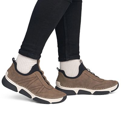6. Women’s Comfortable Brown Slip-On Shoes Rieker 45975-24
