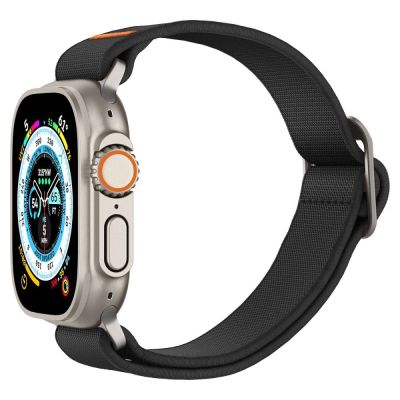 9. Spigen Fit Lite Ultra Strap for Apple Watch 4/5/6/7/8/9/SE/Ultra (42/44/45/49 mm) - Black