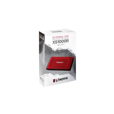 8. KINGSTON SSD 2000G PORTABLE XS1000R RED