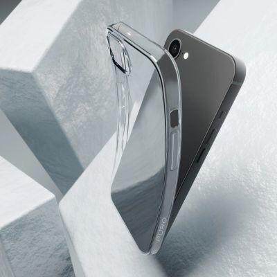 9. Puro 0.3 Nude Silicone Case for iPhone 16e/17e - Transparent